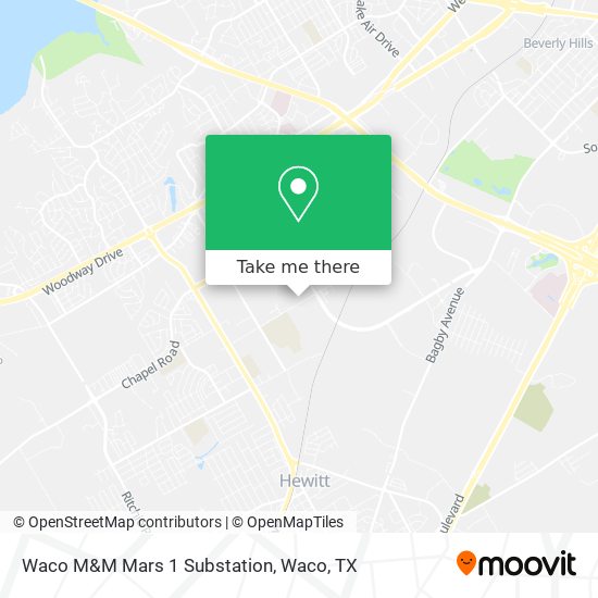 Waco M&M Mars 1 Substation map