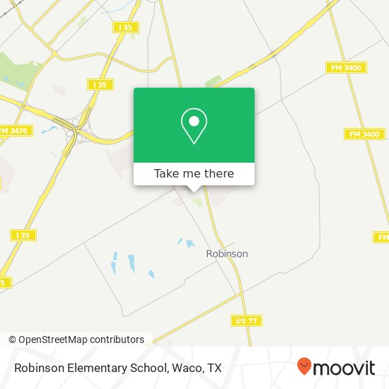 Mapa de Robinson Elementary School