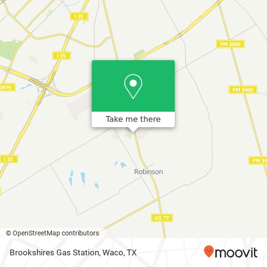 Mapa de Brookshires Gas Station