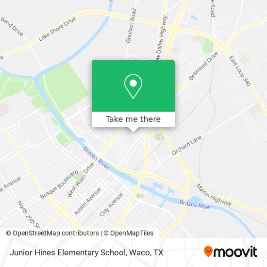 Junior Hines Elementary School map