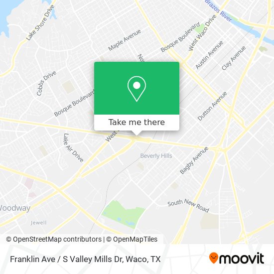 Franklin Ave / S Valley Mills Dr map