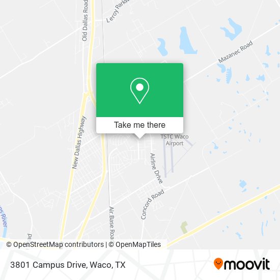 Mapa de 3801 Campus Drive