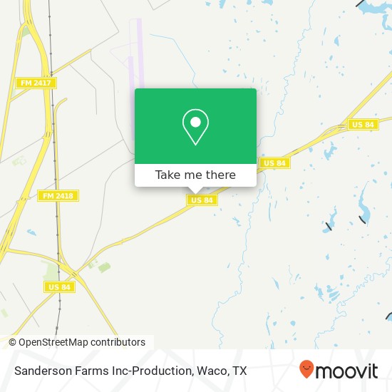 Mapa de Sanderson Farms Inc-Production