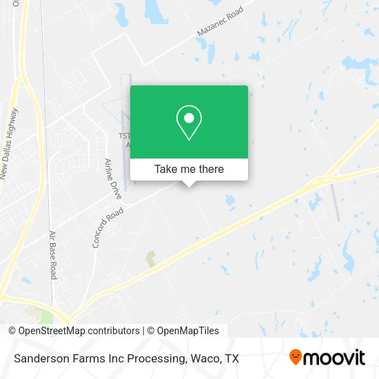 Sanderson Farms Inc Processing map