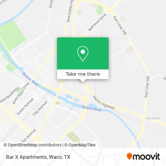 Bar X Apartments map