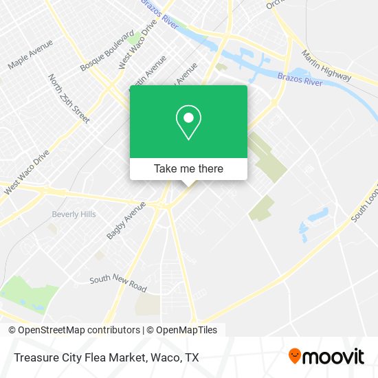 Treasure City Flea Market map