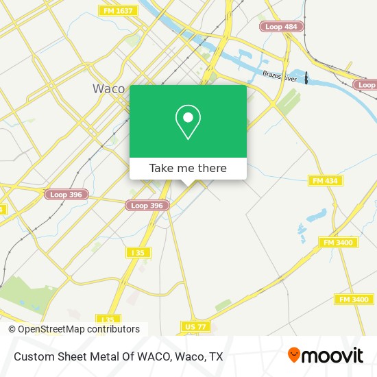 Mapa de Custom Sheet Metal Of WACO