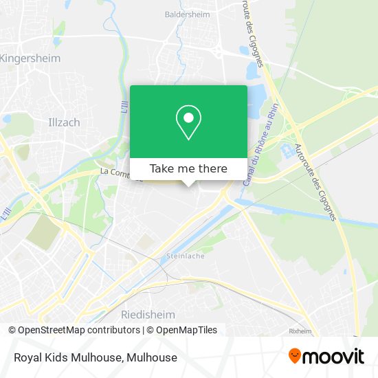 Royal Kids Mulhouse map