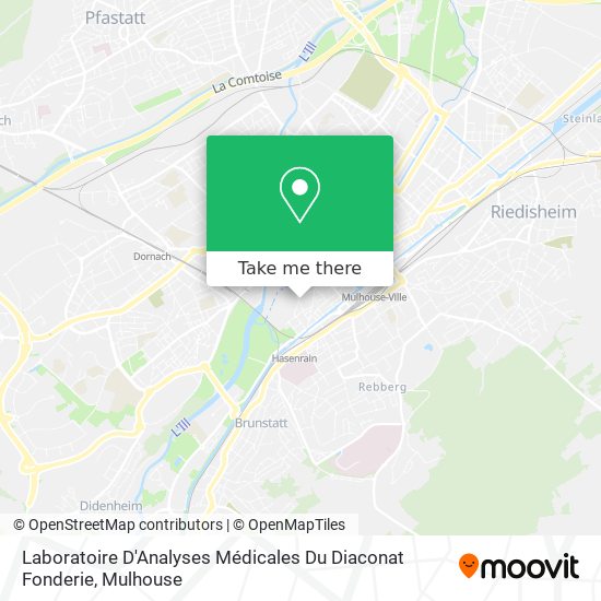 Laboratoire D'Analyses Médicales Du Diaconat Fonderie map