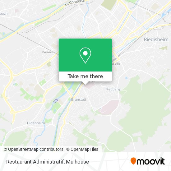 Mapa Restaurant Administratif