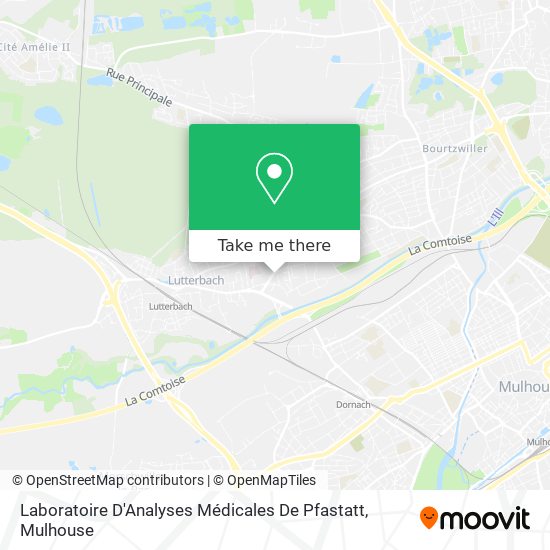 Laboratoire D'Analyses Médicales De Pfastatt map