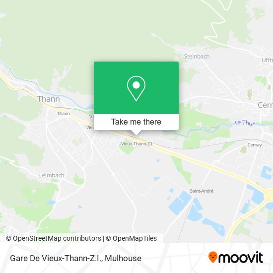 Gare De Vieux-Thann-Z.I. map