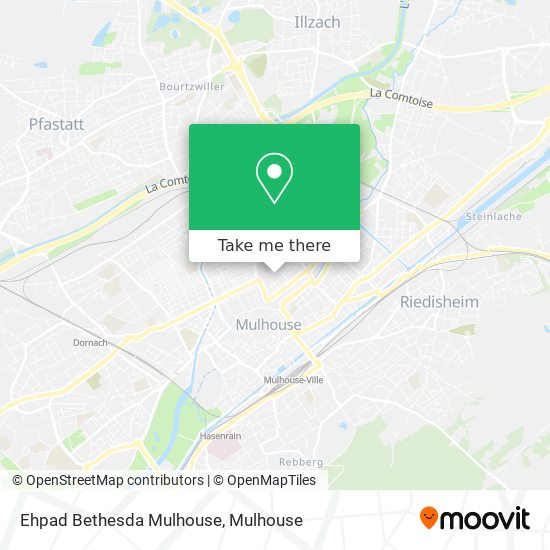 Ehpad Bethesda Mulhouse map