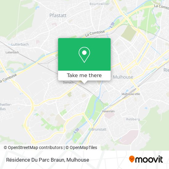 Résidence Du Parc Braun map
