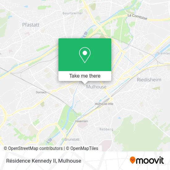 Résidence Kennedy II map