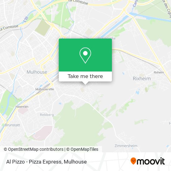 Al Pizzo - Pizza Express map
