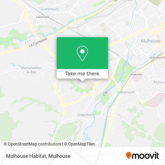 Mulhouse Habitat map