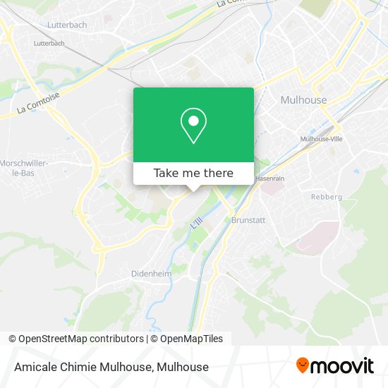 Amicale Chimie Mulhouse map