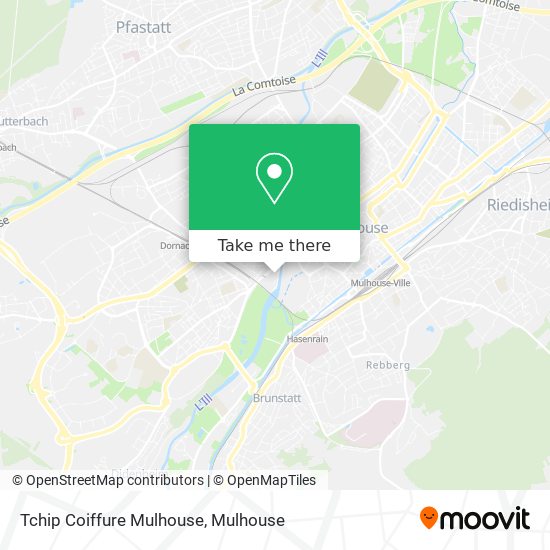Mapa Tchip Coiffure Mulhouse