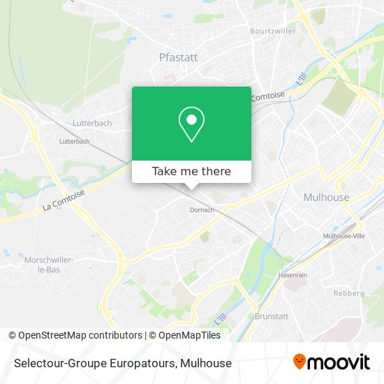 Selectour-Groupe Europatours map