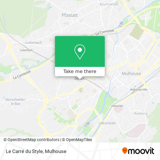 Le Carré du Style map