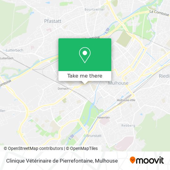 Clinique Vétérinaire de Pierrefontaine map