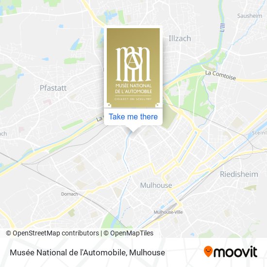 Musée National de l'Automobile map