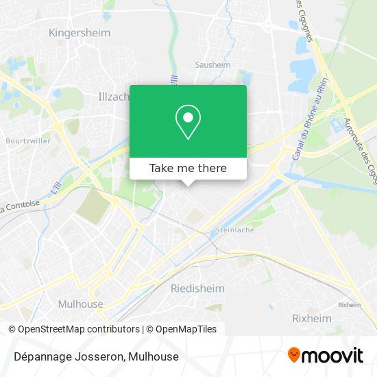 Dépannage Josseron map