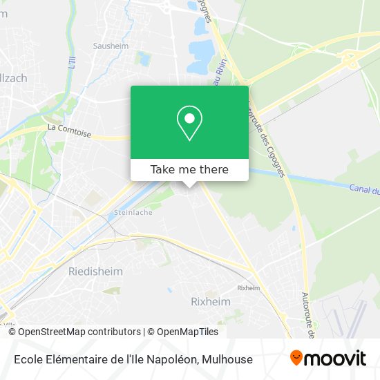 Ecole Elémentaire de l'Ile Napoléon map