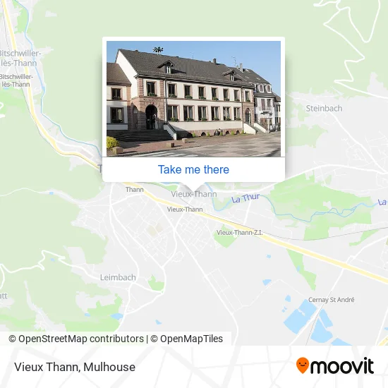 Vieux Thann map