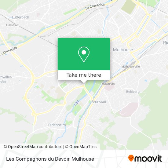 Les Compagnons du Devoir map