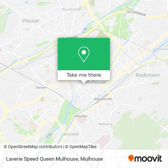 Mapa Laverie Speed Queen Mulhouse