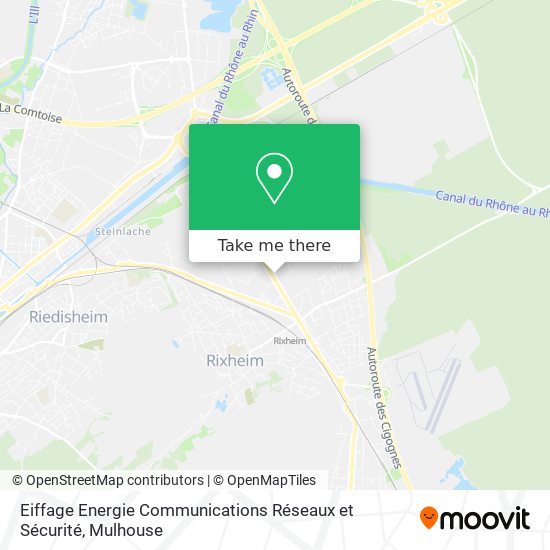 Eiffage Energie Communications Réseaux et Sécurité map