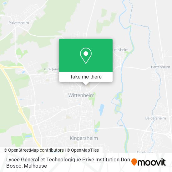 Lycée Général et Technologique Privé Institution Don Bosco map