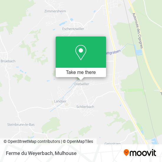 Mapa Ferme du Weyerbach