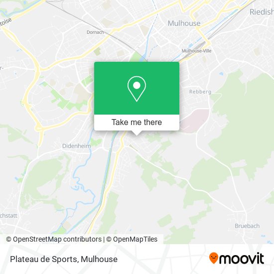 Plateau de Sports map