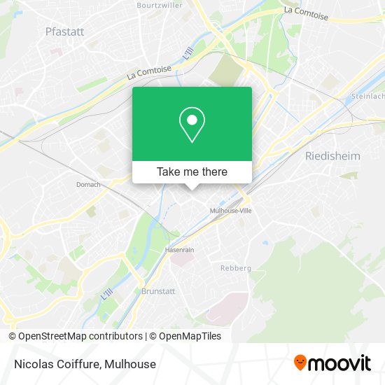 Nicolas Coiffure map