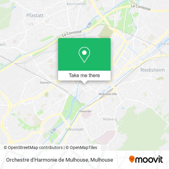 Orchestre d'Harmonie de Mulhouse map