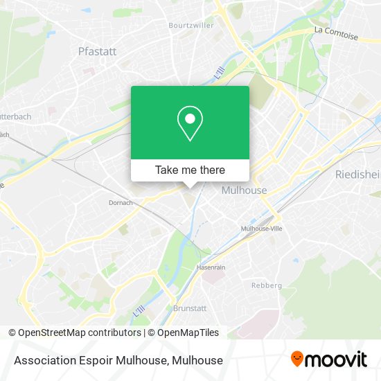 Association Espoir Mulhouse map