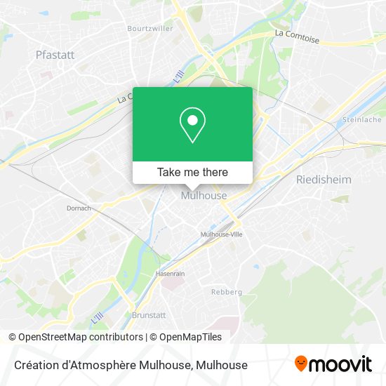 Création d'Atmosphère Mulhouse map