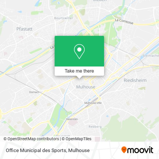 Office Municipal des Sports map