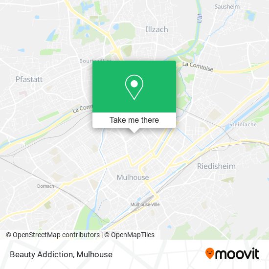 Beauty Addiction map