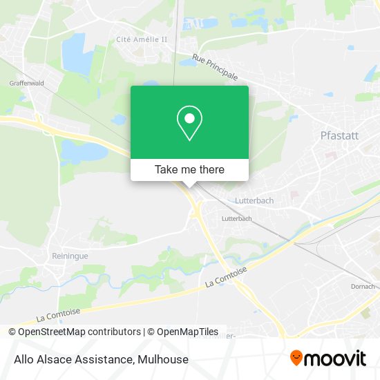 Allo Alsace Assistance map