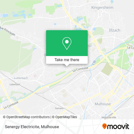 Senergy Electricite map