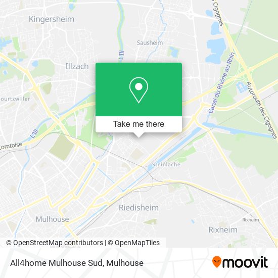 All4home Mulhouse Sud map