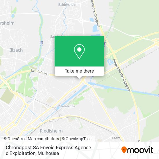 Chronopost SA Envois Express Agence d'Exploitation map