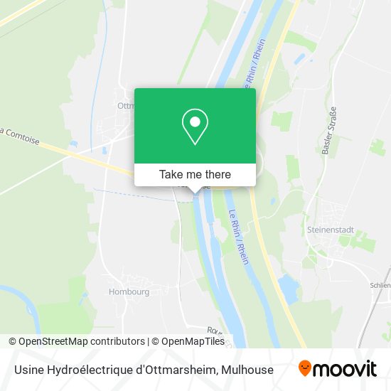 Usine Hydroélectrique d'Ottmarsheim map