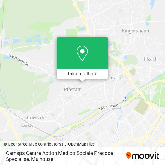 Camsps Centre Action Medico Sociale Precoce Specialise map