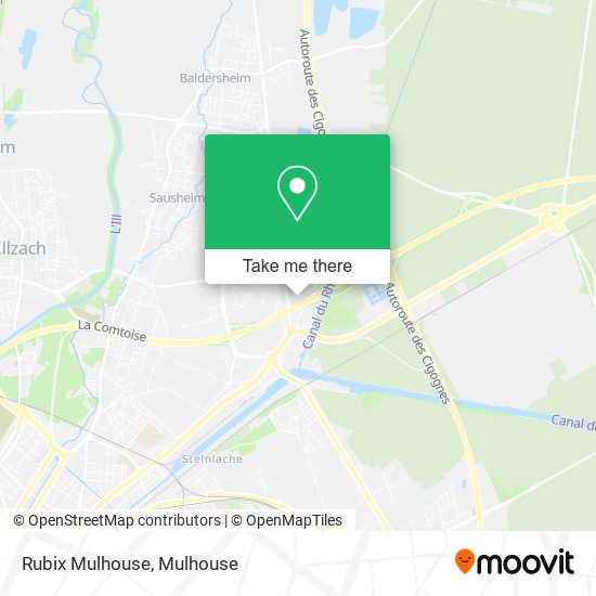 Mapa Rubix Mulhouse