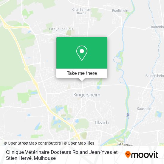 Clinique Vétérinaire Docteurs Roland Jean-Yves et Stien Hervé map